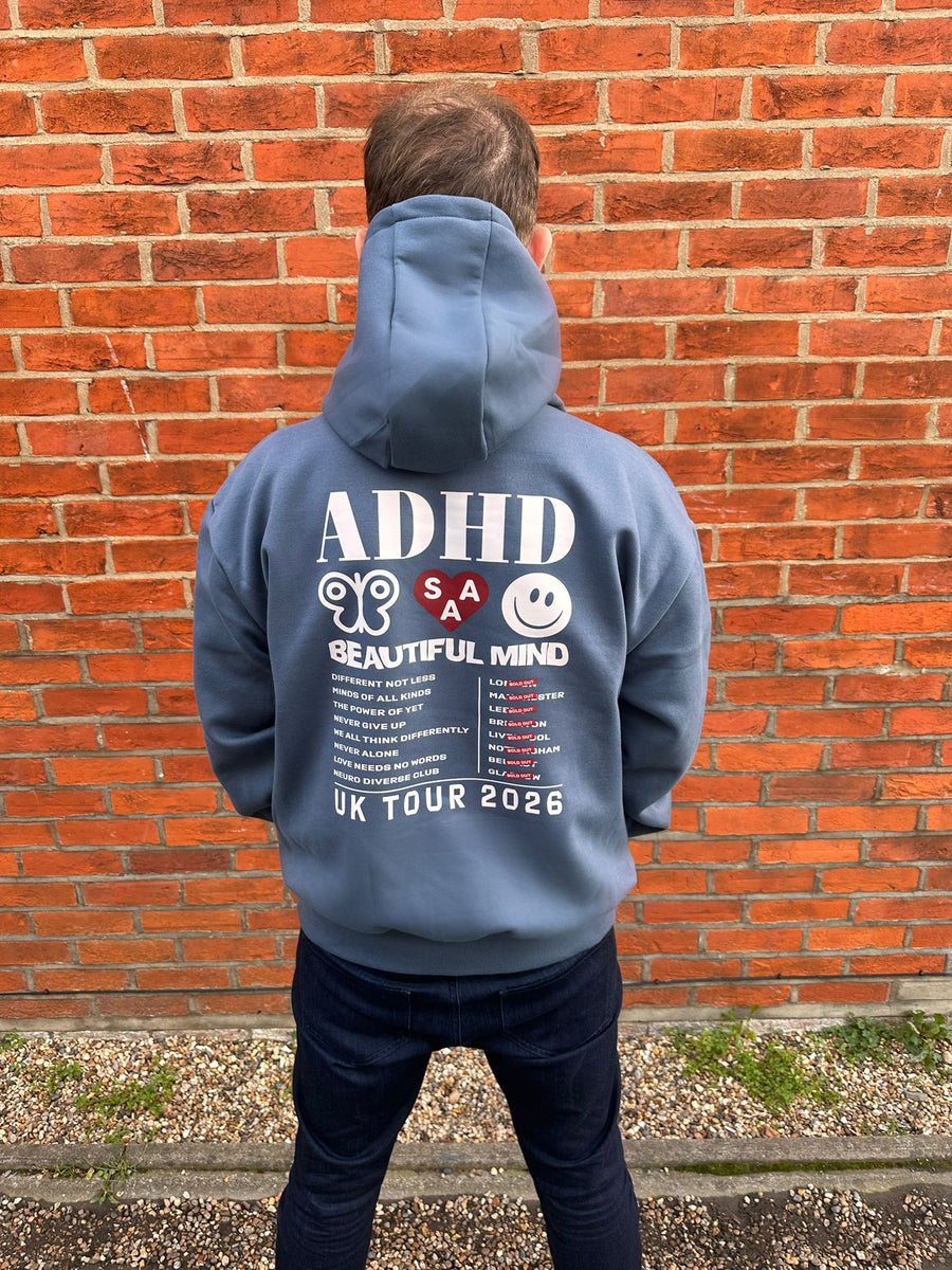 ADHD Beautiful Minds Oversized Hoodie – SAA Clothing