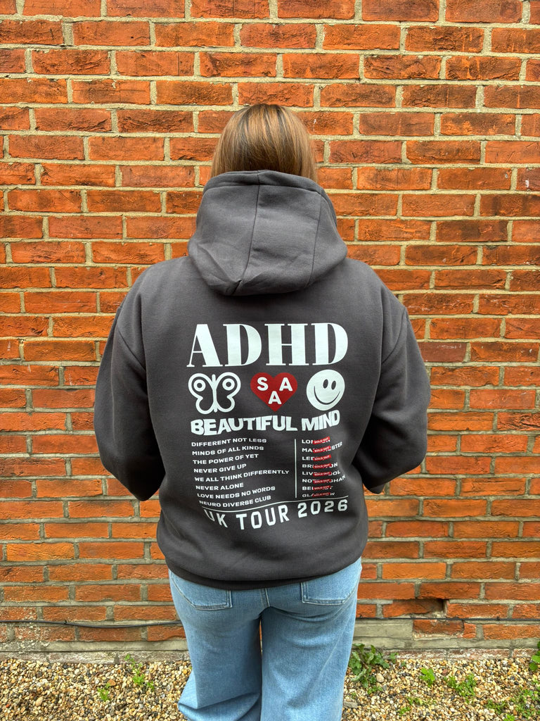 ADHD Beautiful Minds Oversized Hoodie – SAA Clothing