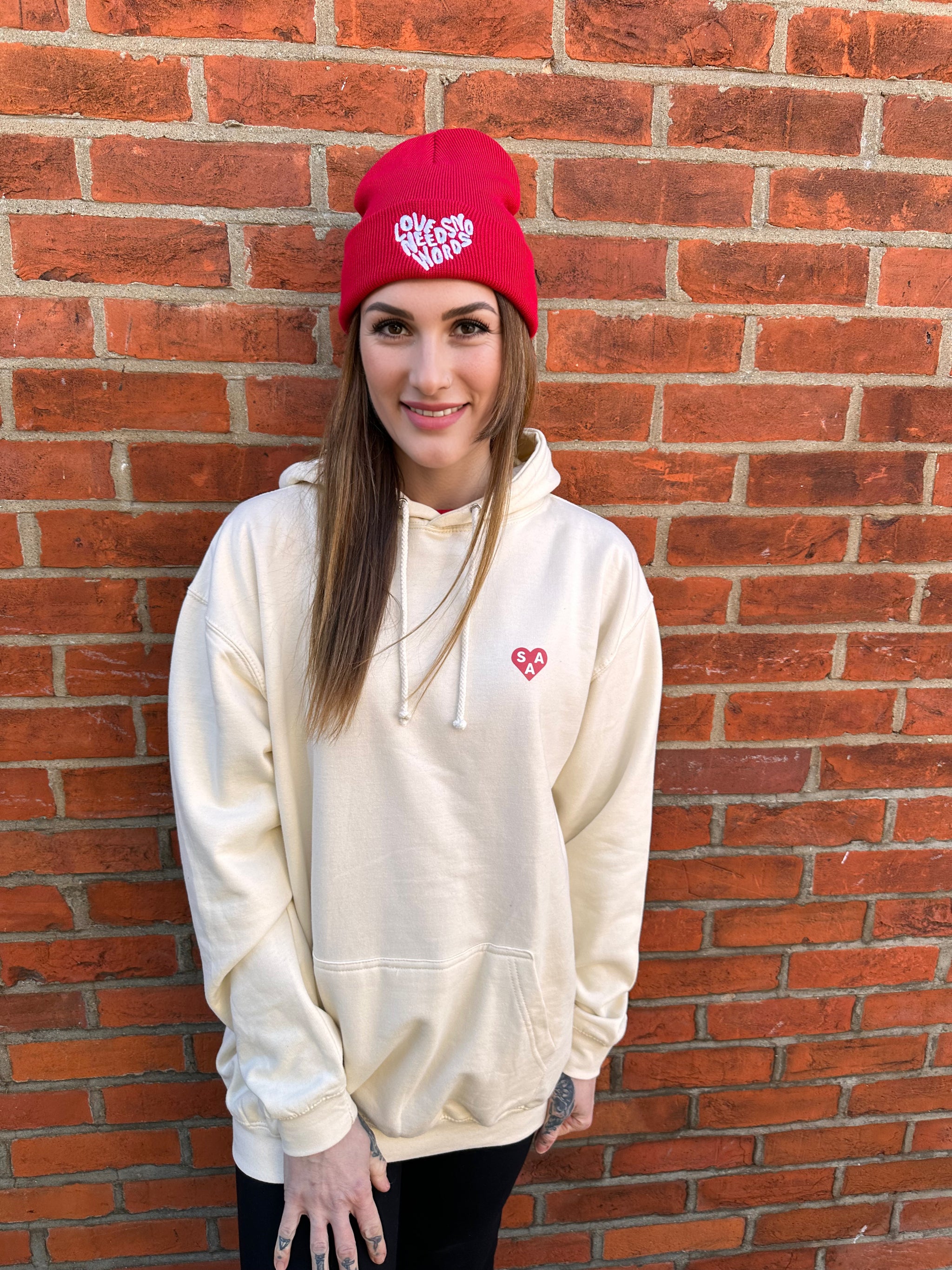 Love Needs No Words Hoodie: Clothing for Connection and