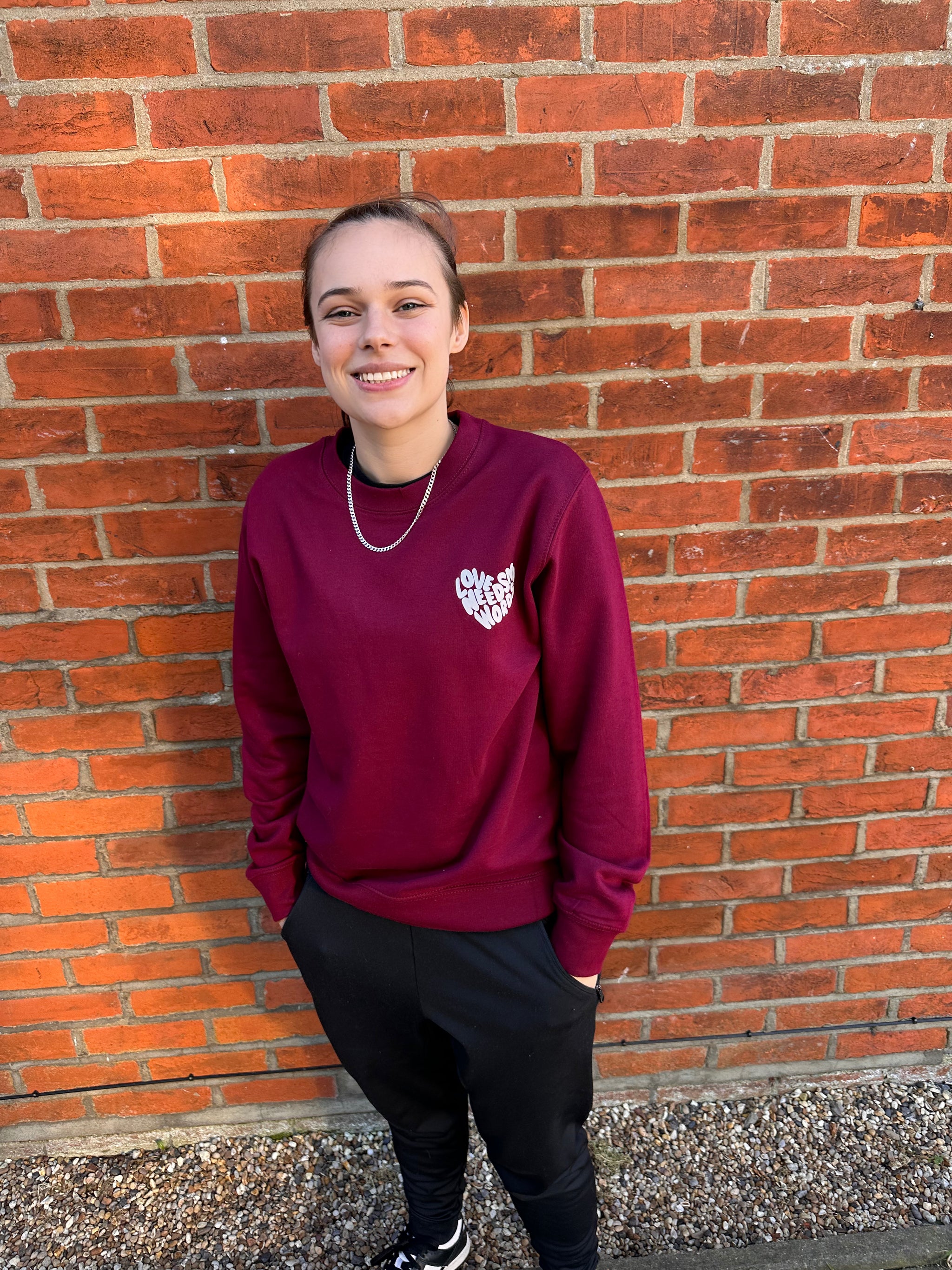 Love Needs No Words Adult Sweatshirt – SAA Clothing