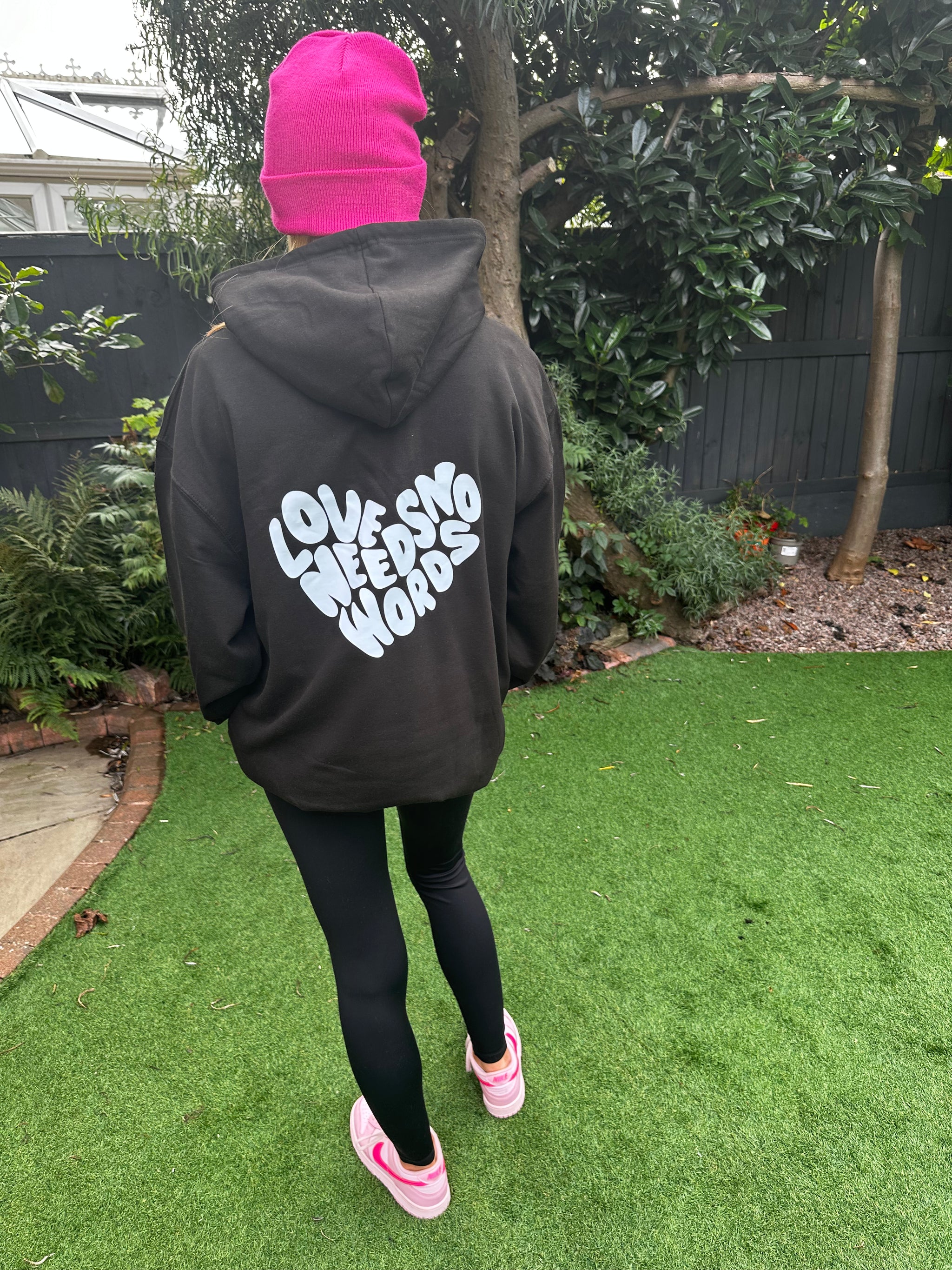 Love Needs No Words Hoodie: Clothing for Connection and